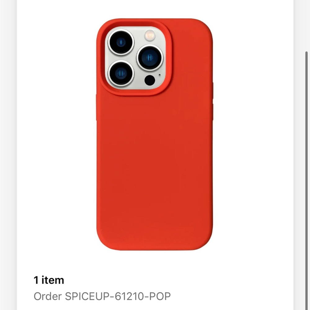 Red Phone Case - Picture 2 of 2